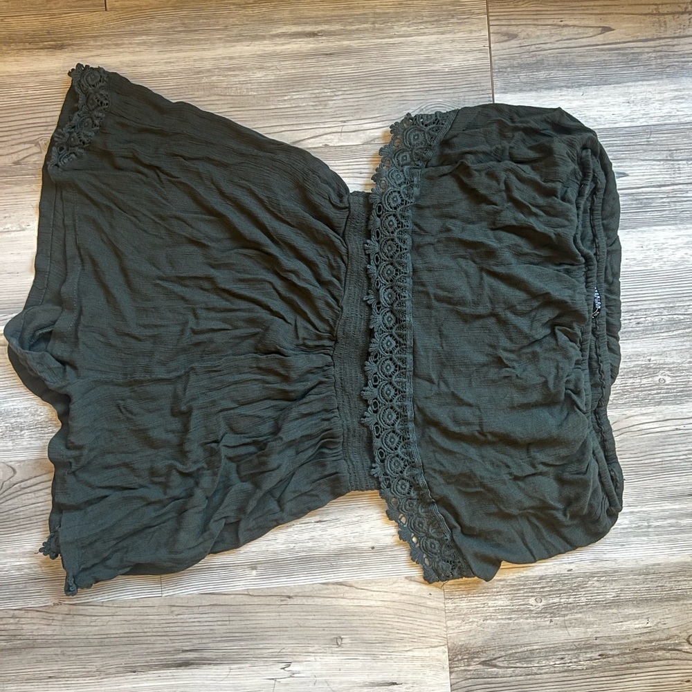 Dark green romper